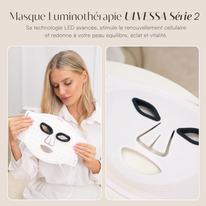 Masque LED Visage Luminothérapie - ULVESSA Série 2