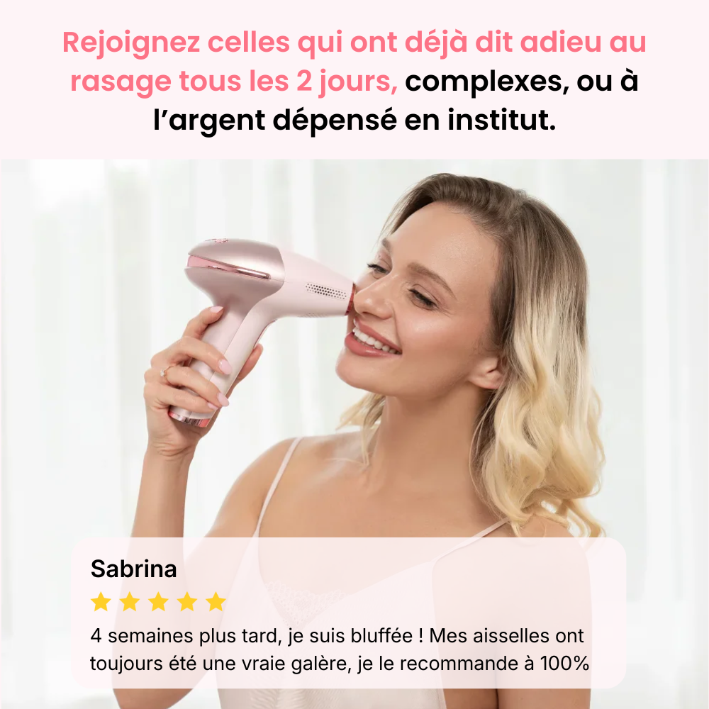 Épilateur à Lumière pulsée IPL - Ulvessa